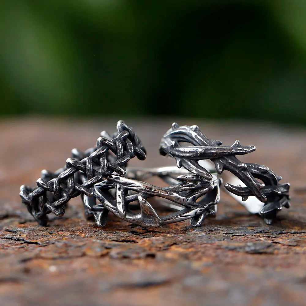 Endisnia - Wreathe of Damascus Ring - Endisnia