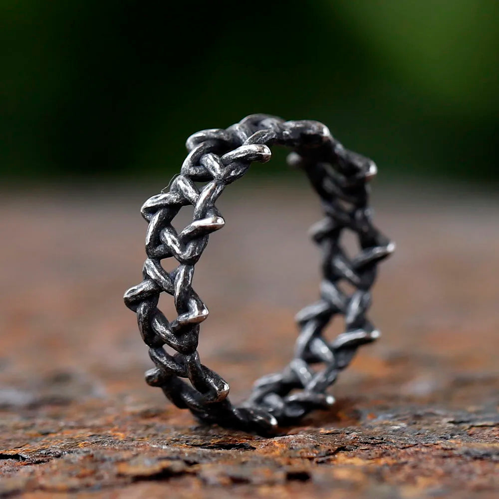Endisnia - Wreathe of Damascus Ring - Endisnia