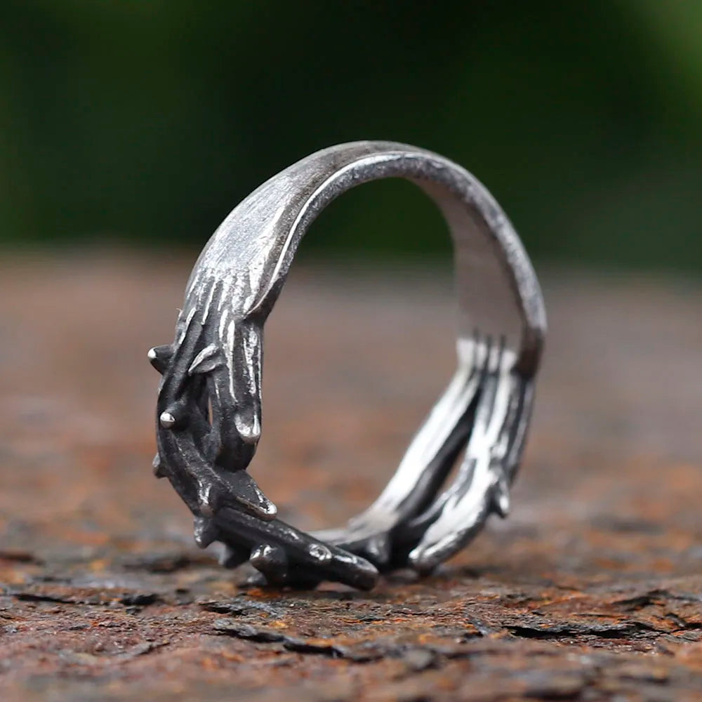 Endisnia - Wreathe of Damascus Ring - Endisnia