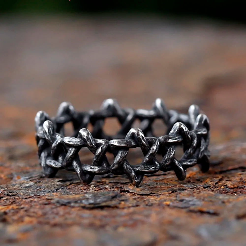 Endisnia - Wreathe of Damascus Ring - Endisnia