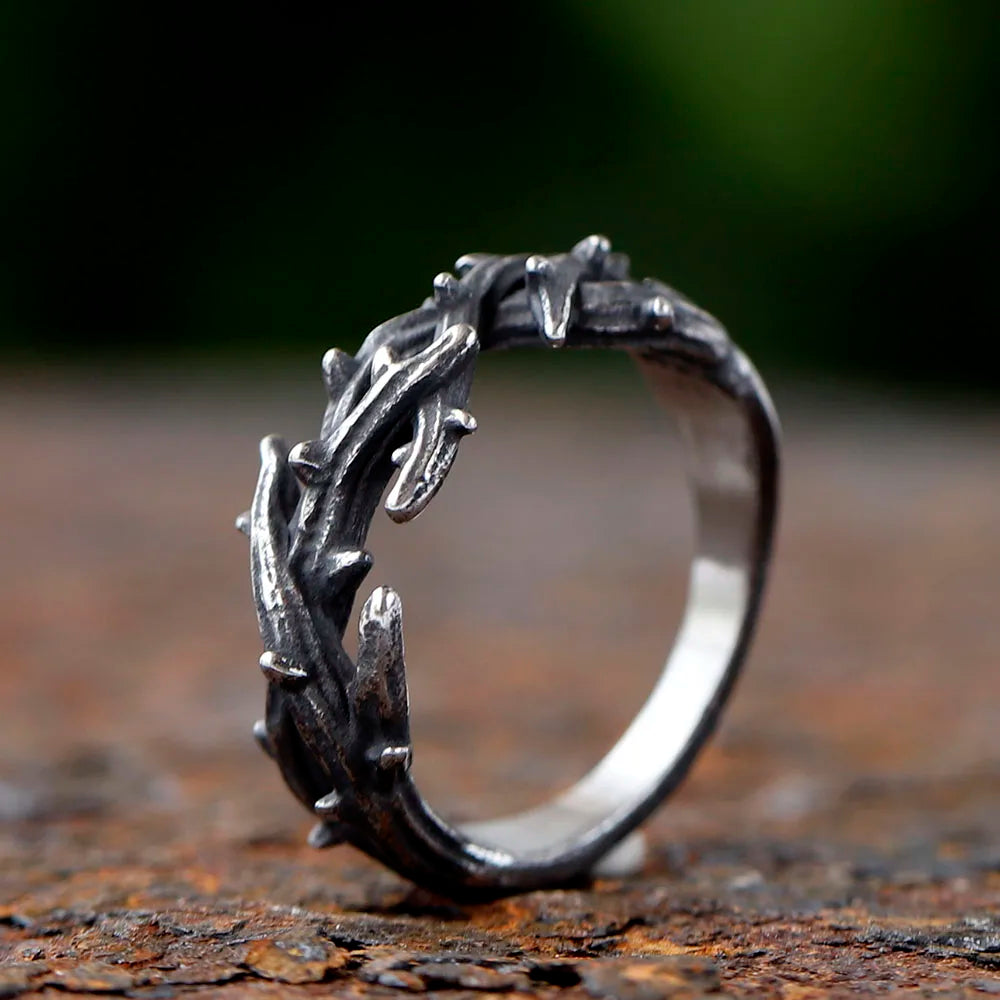 Endisnia - Wreathe of Damascus Ring - Endisnia