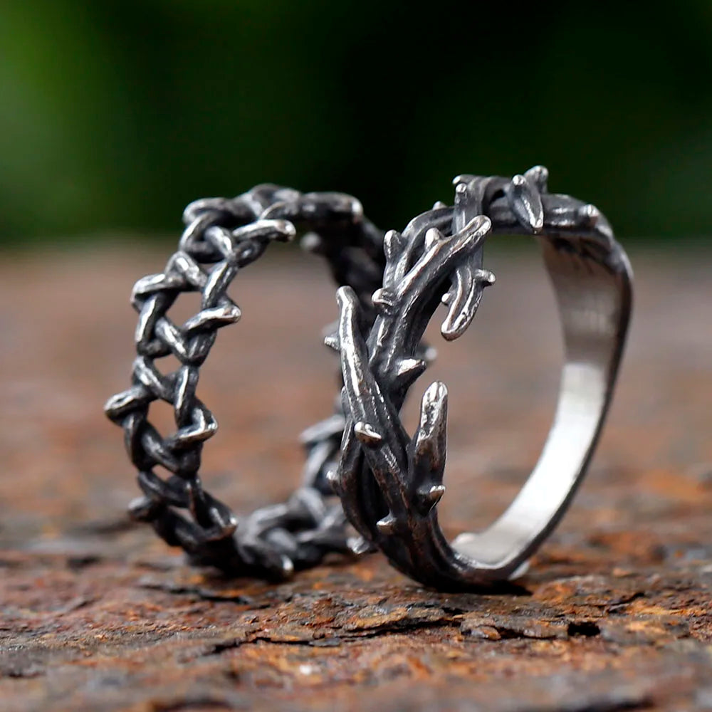 Endisnia - Wreathe of Damascus Ring - Endisnia