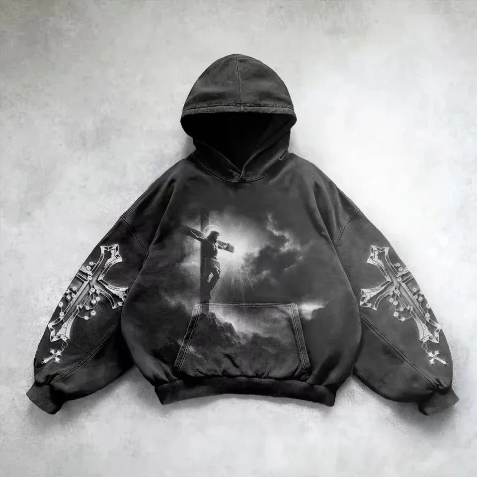 Y2K - Mens Jesus Hoodies - Endisnia