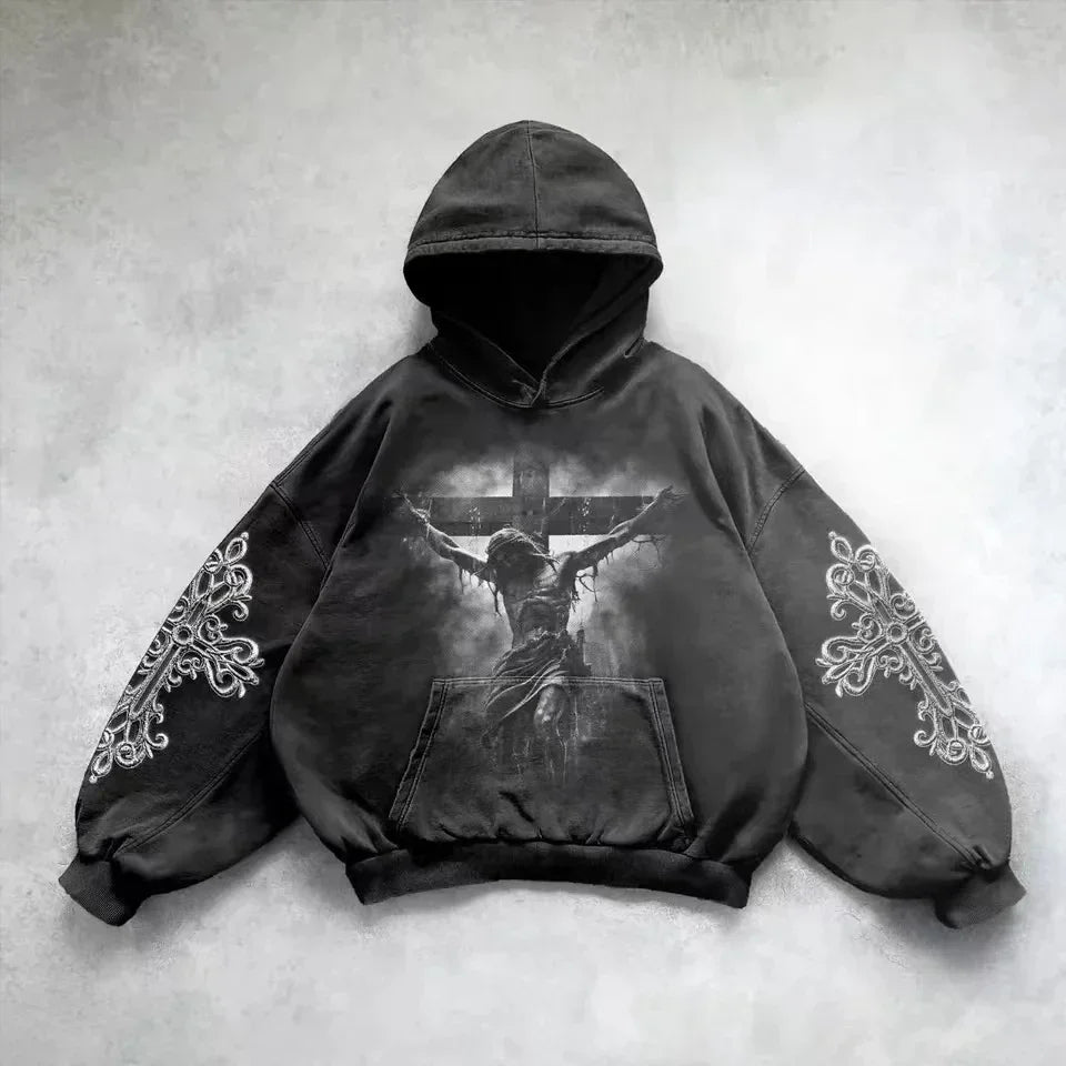 Y2K - Mens Jesus Hoodies - Endisnia
